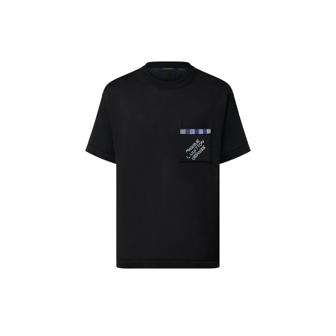 お洒落なLVロゴ♪【LOUIS VUITTON】wash加工 コットンTシャツ Washed Embellished Cotton T-Shirt - Men - Ready-to-Wear
